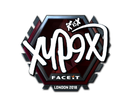 Наклейка | Xyp9x (металлическая) | Лондон 2018