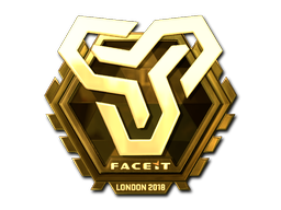 Sticker | Space Soldiers (Gold) | London 2018