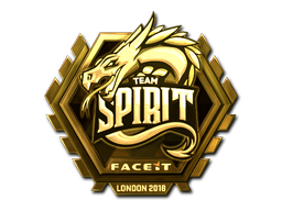 印花 | Team Spirit （金色）| 2018年伦敦锦标赛