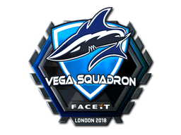 Наклейка | Vega Squadron (металлическая) | Лондон 2018