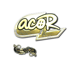 Sticker | acoR (Gold) | Paris 2023