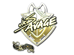 Sticker | jks (Gold) | Paris 2023