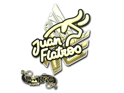 Sticker | juanflatroo (Gold) | Paris 2023