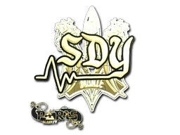 Sticker | sdy (Gold) | Paris 2023