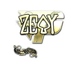 Sticker | zevy (Gold) | Paris 2023