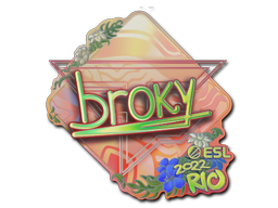 Sticker | broky (Holo) | Rio 2022