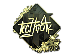 Sticker | Techno4K (Gold) | Rio 2022