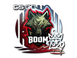 Наклейка | Boom (металлическая) | РМР 2020