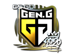 Наклейка | Gen.G (металлическая) | РМР 2020