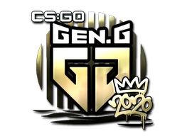 Наклейка | Gen.G (золотая) | РМР 2020