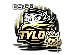 Наклейка | TYLOO (золотая) | РМР 2020
