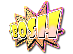 Наклейка | Bosh (голографическая)