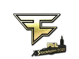 Наклейка | FaZe Clan (Gold) | Stockholm 2021