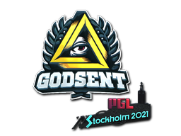 Наклейка | GODSENT (Foil) | Stockholm 2021