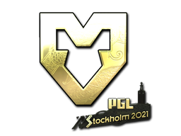 Наклейка | MOUZ (Gold) | Stockholm 2021