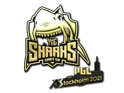 Наклейка | Sharks Esports (Gold) | Stockholm 2021