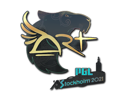 Наклейка | arT (голографическая) | Стокгольм 2021
