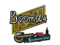 Наклейка | Boombl4 | Стокгольм 2021