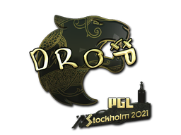 印花 | drop (金色) | 2021年斯德哥尔摩锦标赛