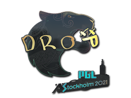 Наклейка | drop (голографическая) | Стокгольм 2021