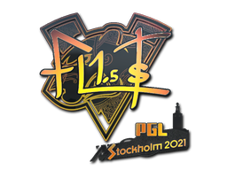 Наклейка | FL1T (голографическая) | Стокгольм 2021