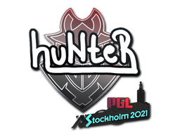 Наклейка | huNter- | Стокгольм 2021