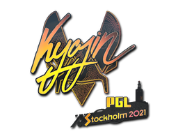 Наклейка | Kyojin (голографическая) | Стокгольм 2021