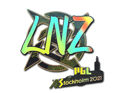 Наклейка | LNZ (голографическая) | Стокгольм 2021