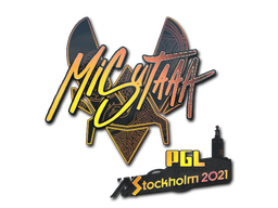 Наклейка | misutaaa (голографическая) | Стокгольм 2021
