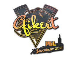 Наклейка | Qikert (голографическая) | Стокгольм 2021
