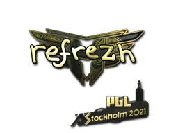 印花 | refrezh（金色）| 2021年斯德哥尔摩锦标赛