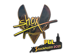 Наклейка | shox (голографическая) | Стокгольм 2021