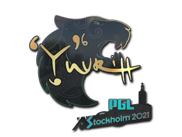 Наклейка | yuurih (голографическая) | Стокгольм 2021