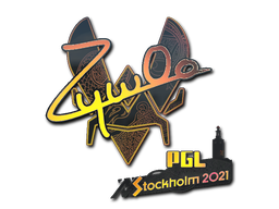 Наклейка | ZywOo (голографическая) | Стокгольм 2021
