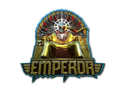 Наклейка | Император (металлическая)